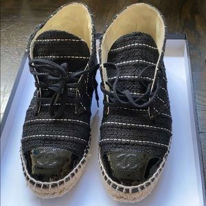 chanel espadrilles barneys